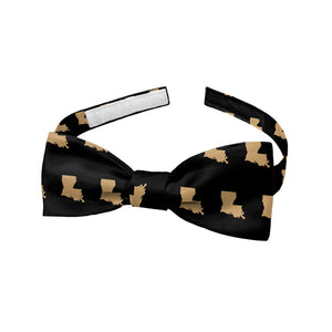 Louisiana State Outline Bow Tie - Baby Pre-Tied 9.5-12.5" -  - Knotty Tie Co.