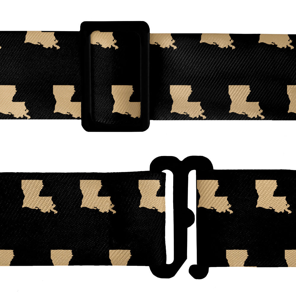 Louisiana State Outline Bow Tie - Bow Tie Hardware - Knotty Tie Co.