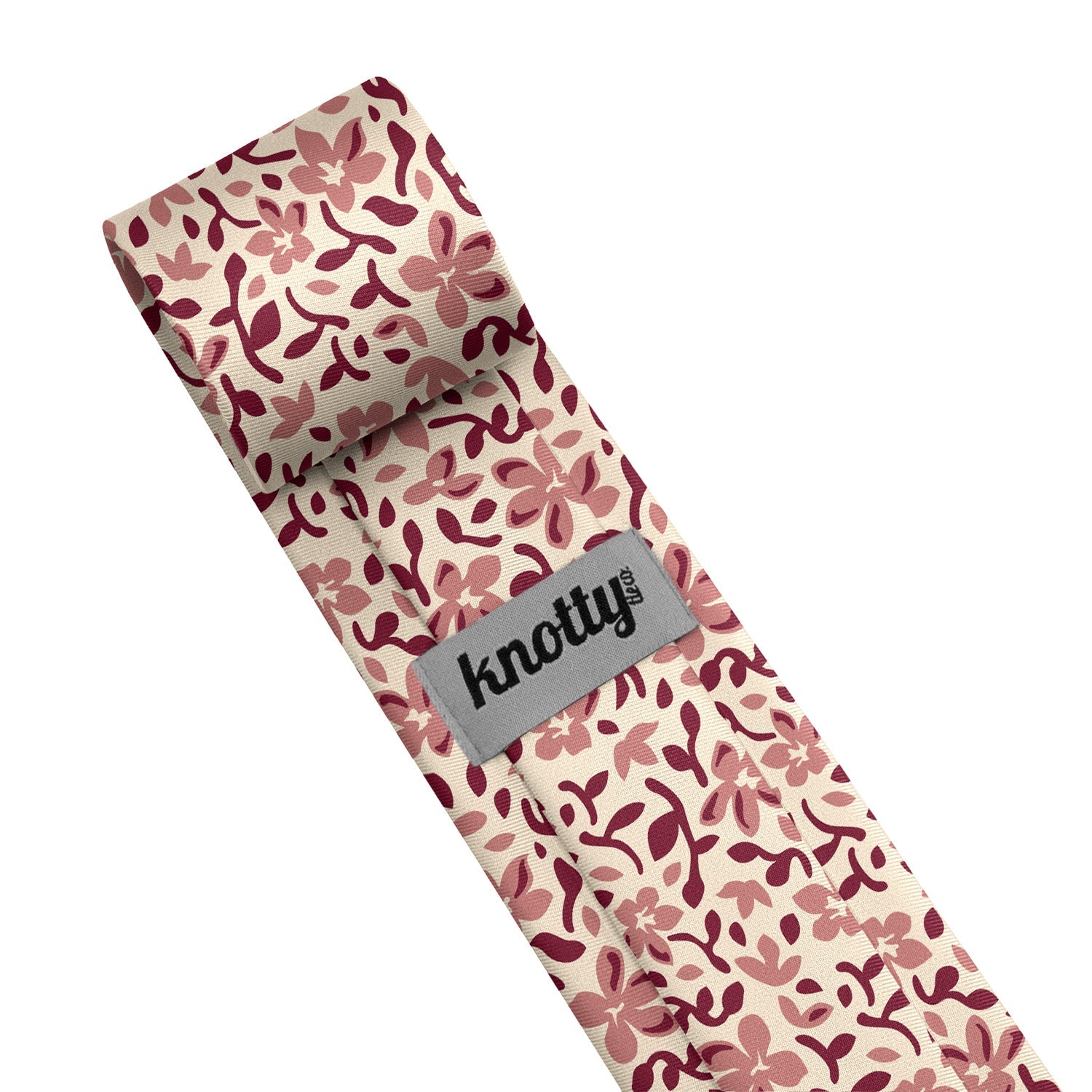 Luke Floral Necktie - Tag - Knotty Tie Co.