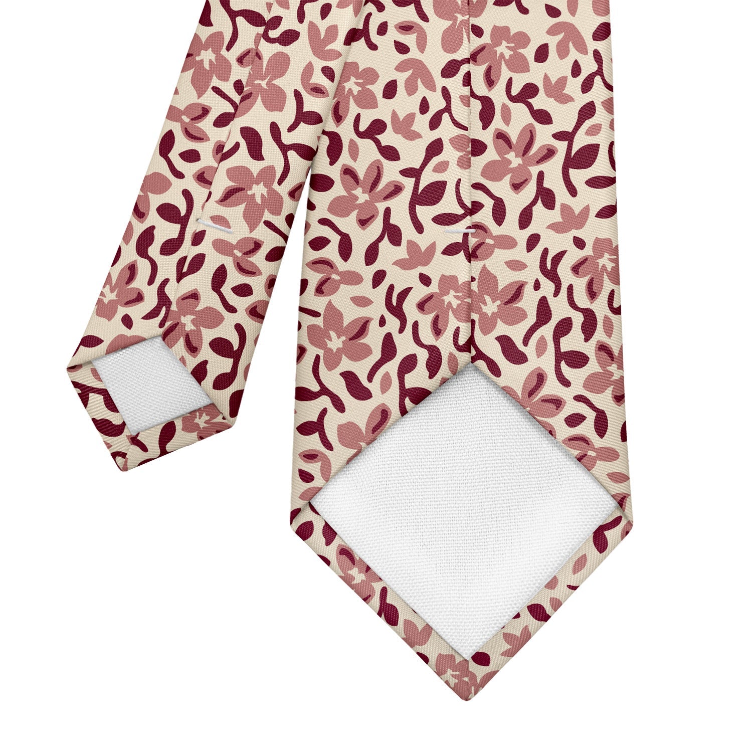 Luke Floral Necktie - Tipping - Knotty Tie Co.