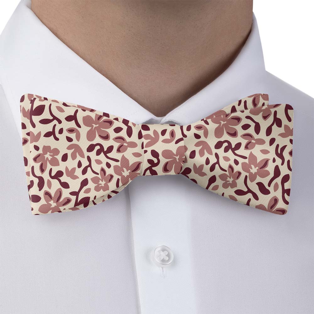 Luke Floral Bow Tie - Bow Tie with Dress Shirt - Knotty Tie Co.