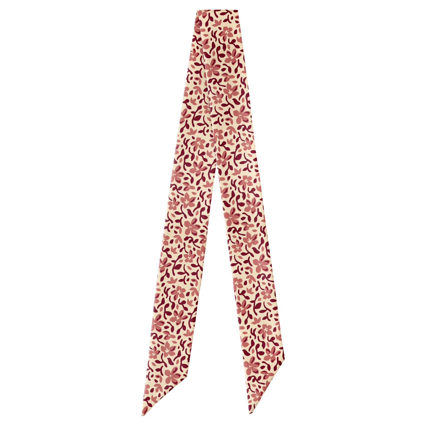 Luke Floral Hair Scarf - Full View of Hair Scarf - Knotty Tie Co.