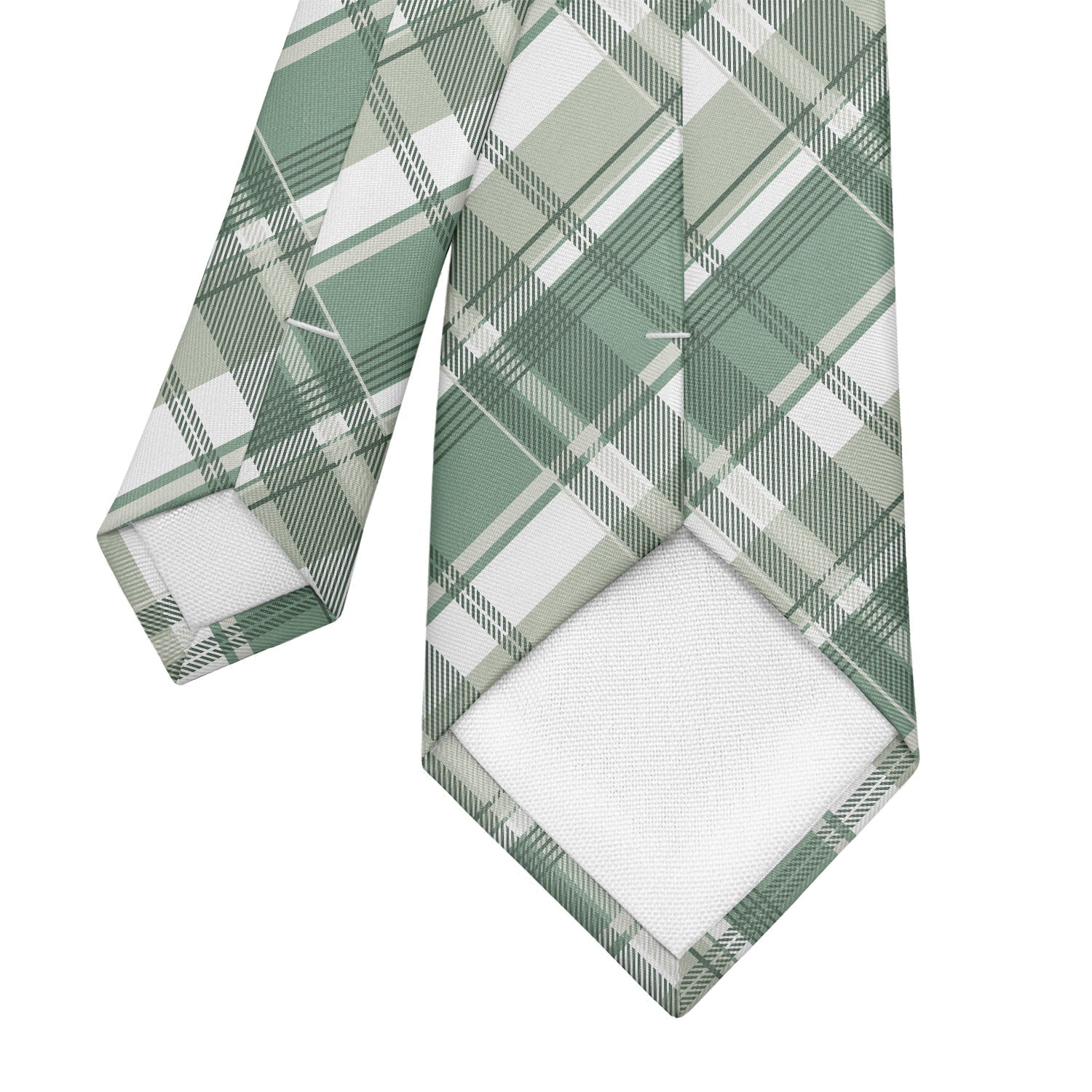 Luther Plaid Necktie - Tipping - Knotty Tie Co.