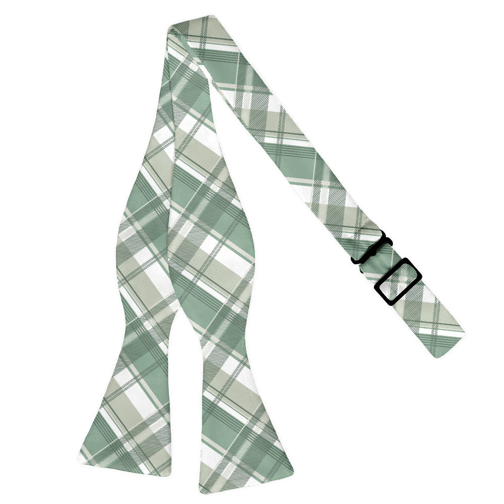 Luther Plaid Bow Tie - Self Tie Flat - Knotty Tie Co.