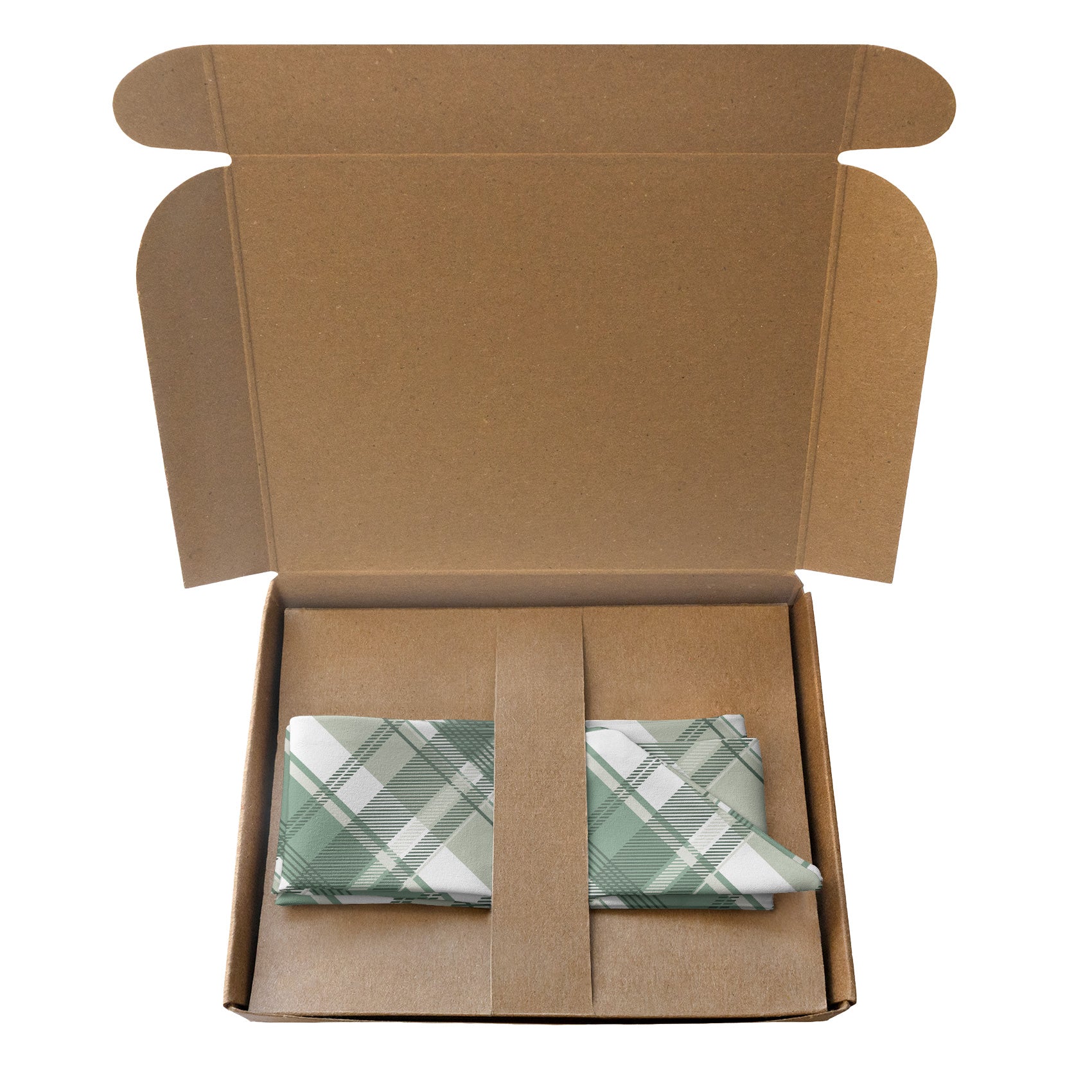 Luther Plaid Hair Scarf - Packaging - Knotty Tie Co.