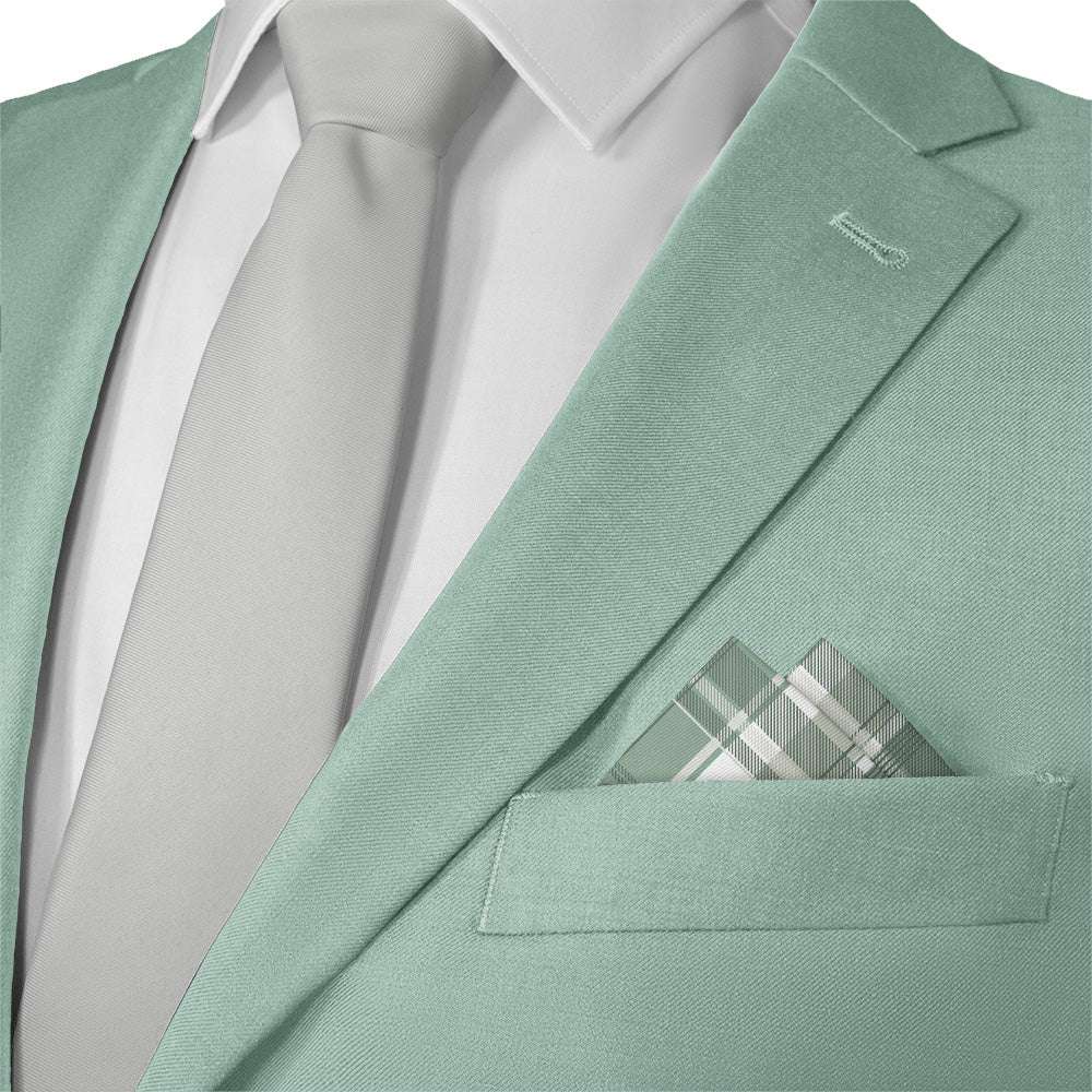 Luther Plaid Pocket Square - Matching Necktie- Knotty Tie Co.