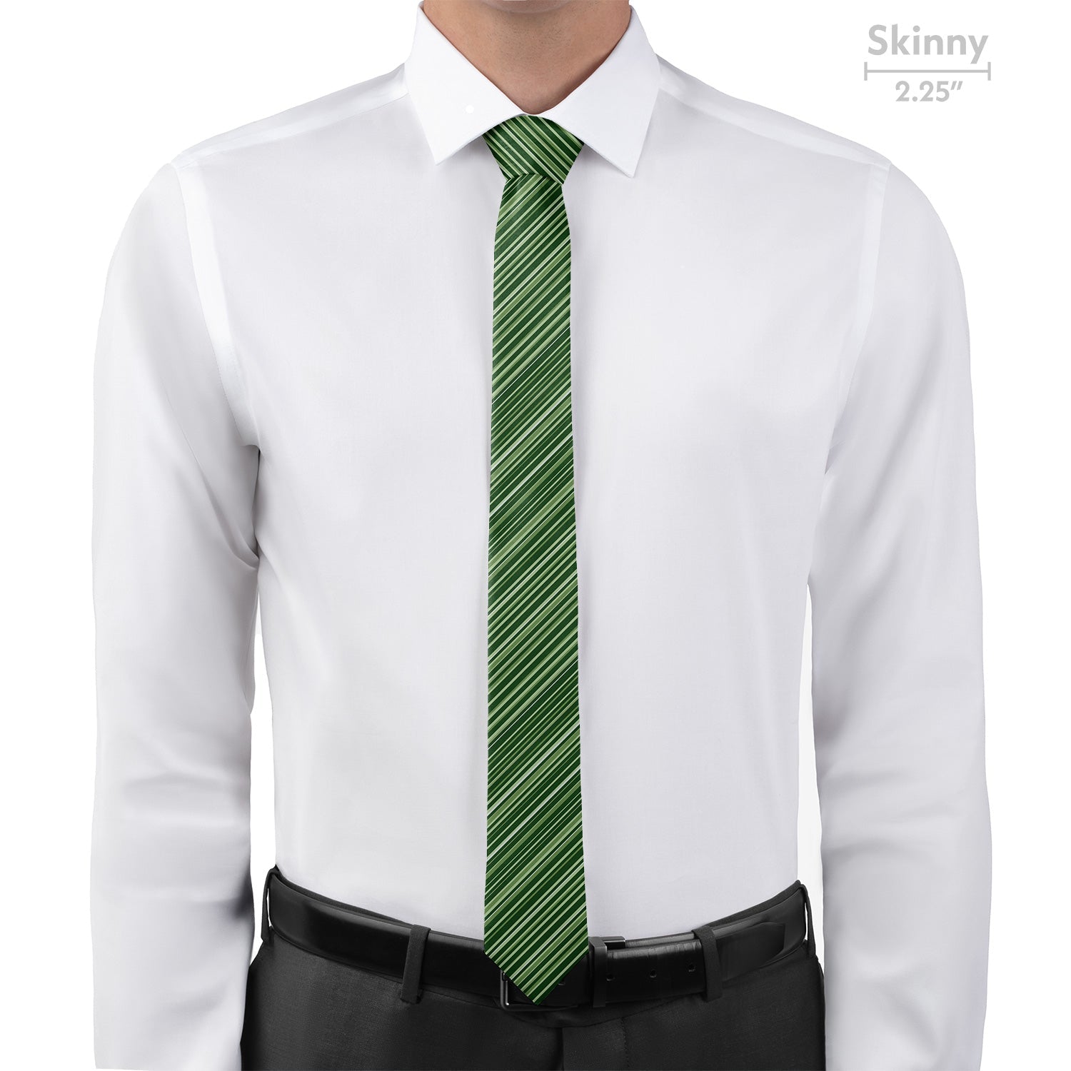 Lyle Stripe Necktie - Skinny - Knotty Tie Co.
