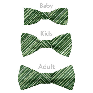 Lyle Stripe Bow Tie - Bow Sizes - Knotty Tie Co.
