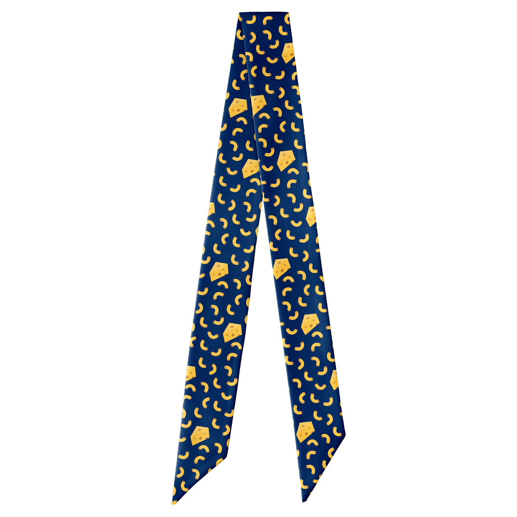 Mac N Cheese Hair Scarf - Full View of Hair Scarf - Knotty Tie Co.