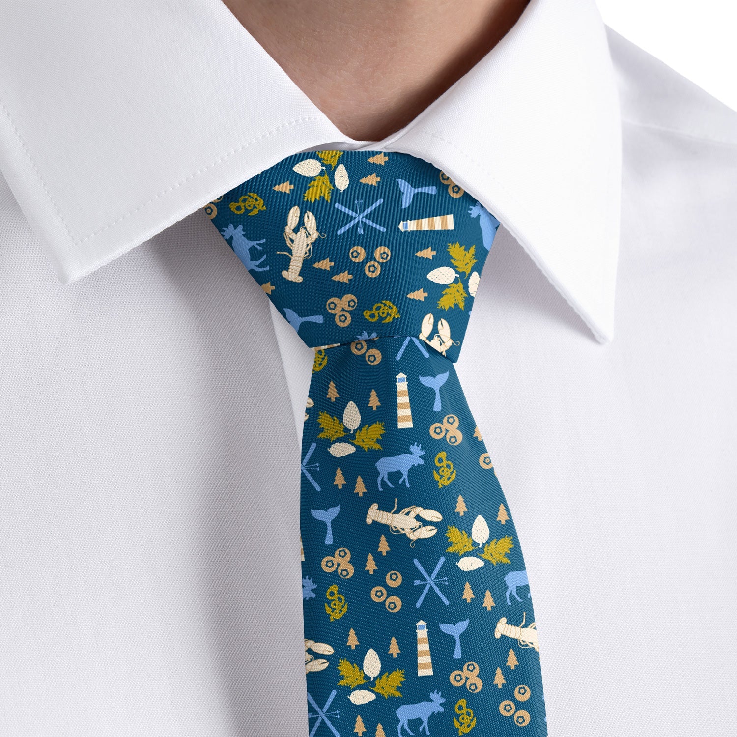 Maine State Heritage Necktie - Dress Shirt - Knotty Tie Co.