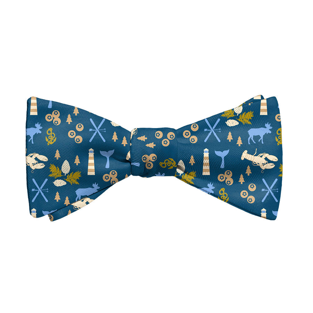 Maine State Heritage Bow Tie - Adult Standard Self-Tie 14-18" -  - Knotty Tie Co.