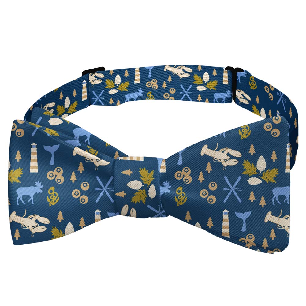 Maine State Heritage Bow Tie - Self Tie Bow Tie - Knotty Tie Co.