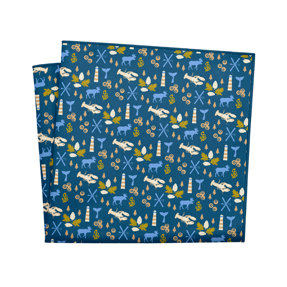 Maine State Heritage Pocket Square - 12" Square - Knotty Tie Co.