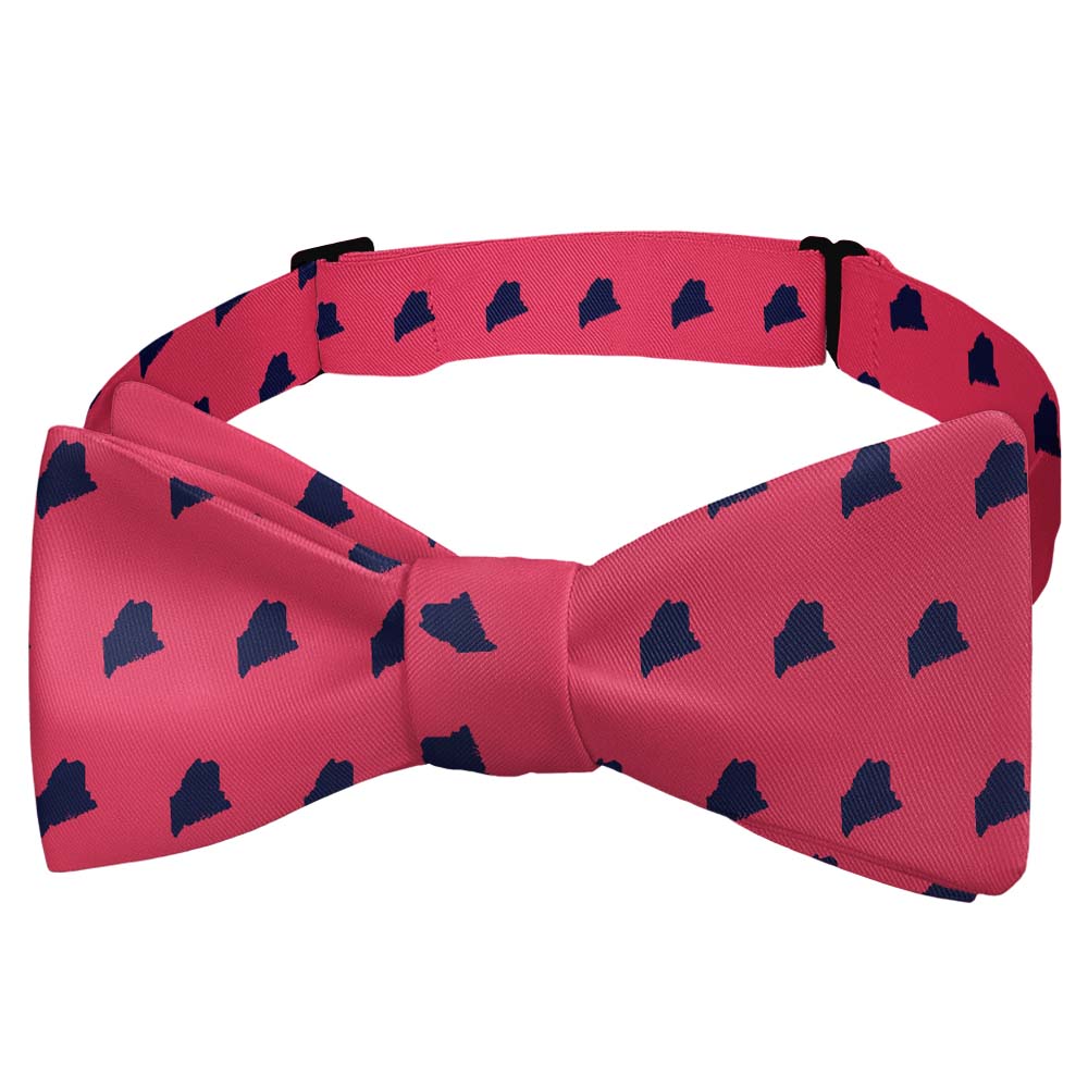 Maine State Outline Bow Tie - Self Tie Bow Tie - Knotty Tie Co.