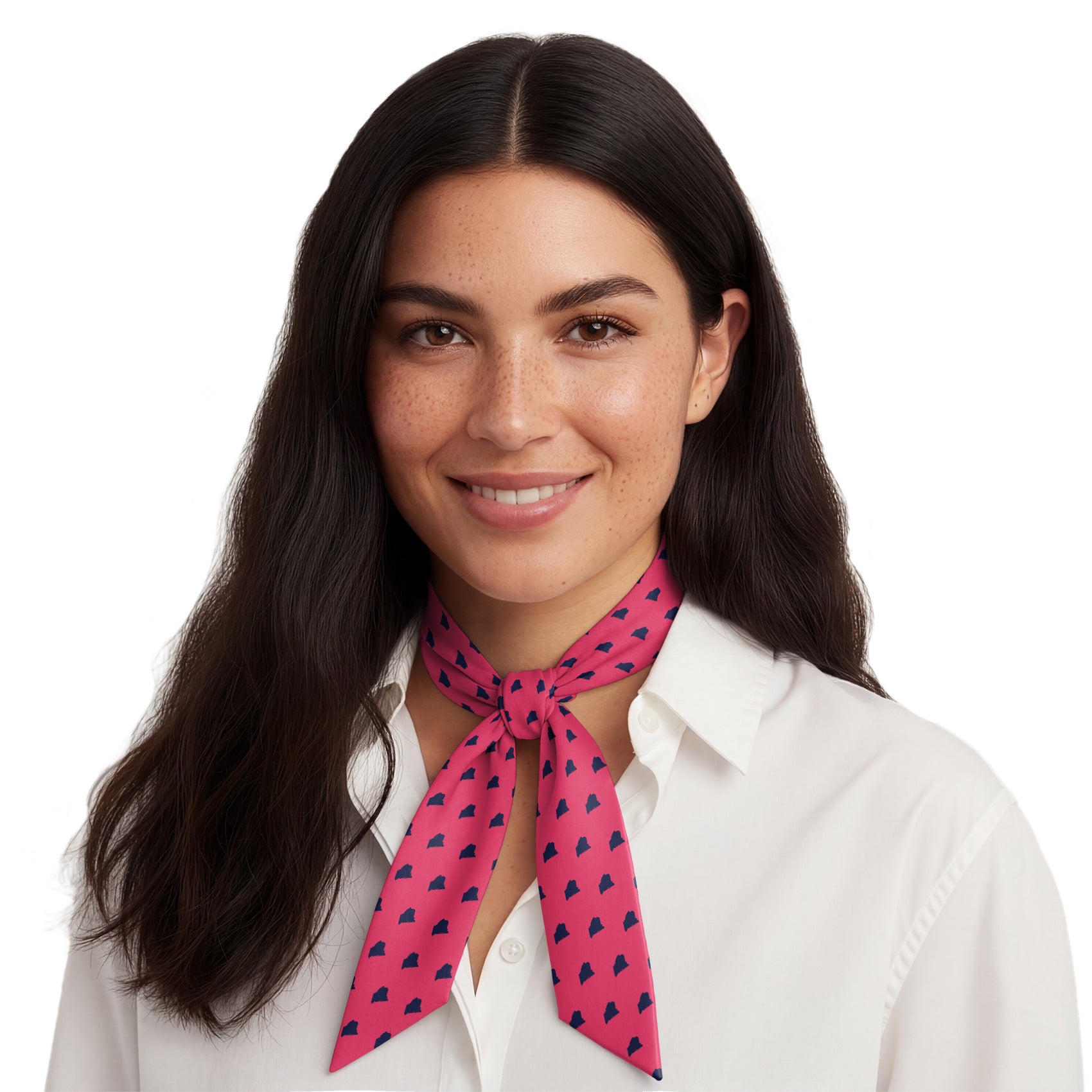 Maine State Outline Hair Scarf - Neck Scarves - Knotty Tie Co.