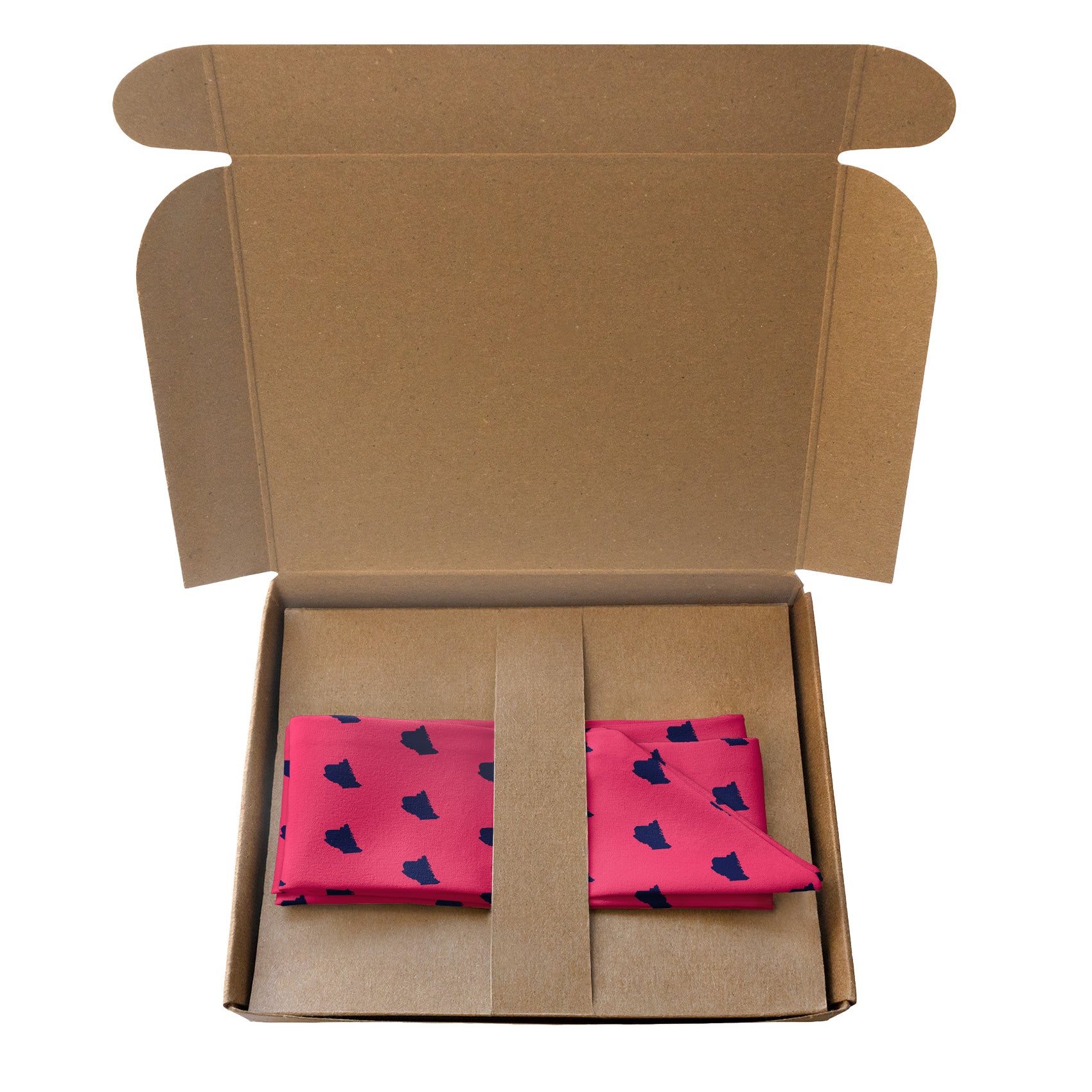 Maine State Outline Hair Scarf - Packaging - Knotty Tie Co.