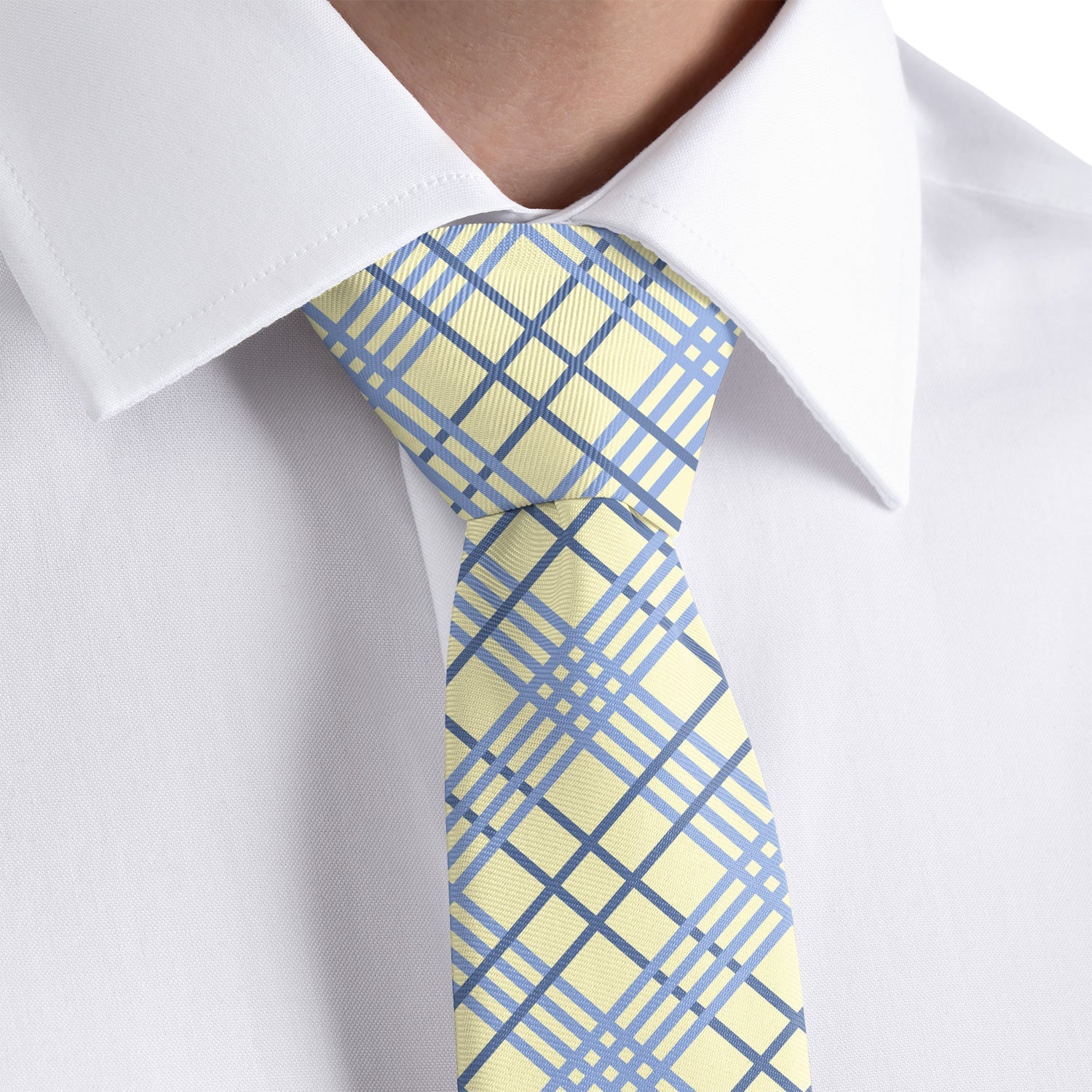 Manhattan Plaid Necktie - Dress Shirt - Knotty Tie Co.