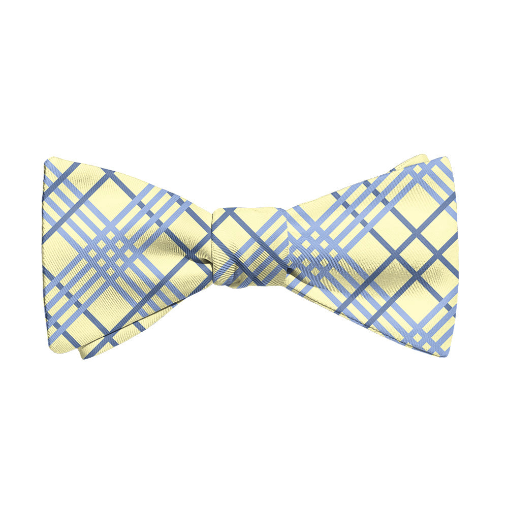 Manhattan Plaid Bow Tie - Adult Standard Self-Tie 14-18" -  - Knotty Tie Co.