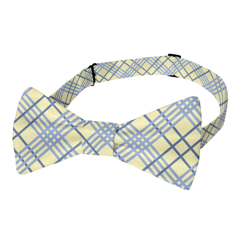 Manhattan Plaid Bow Tie - Adult Pre-Tied 12-22" -  - Knotty Tie Co.