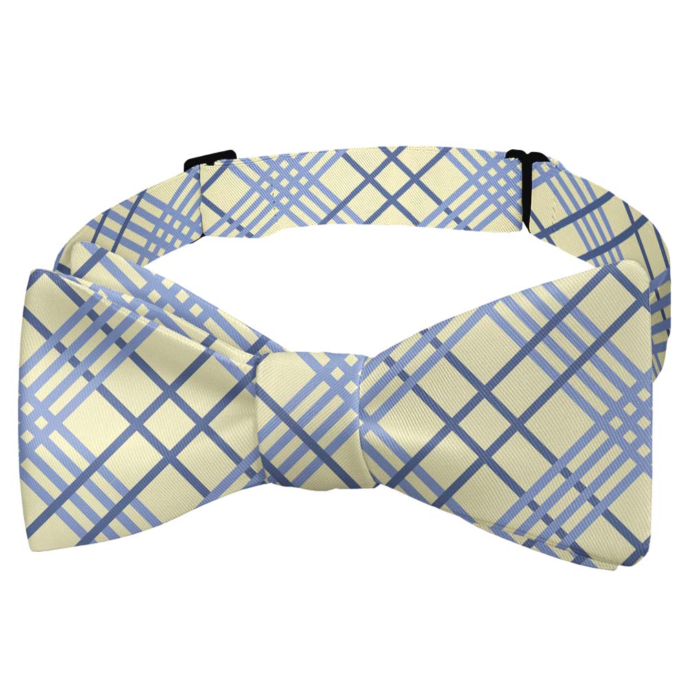 Manhattan Plaid Bow Tie - Self Tie Bow Tie - Knotty Tie Co.