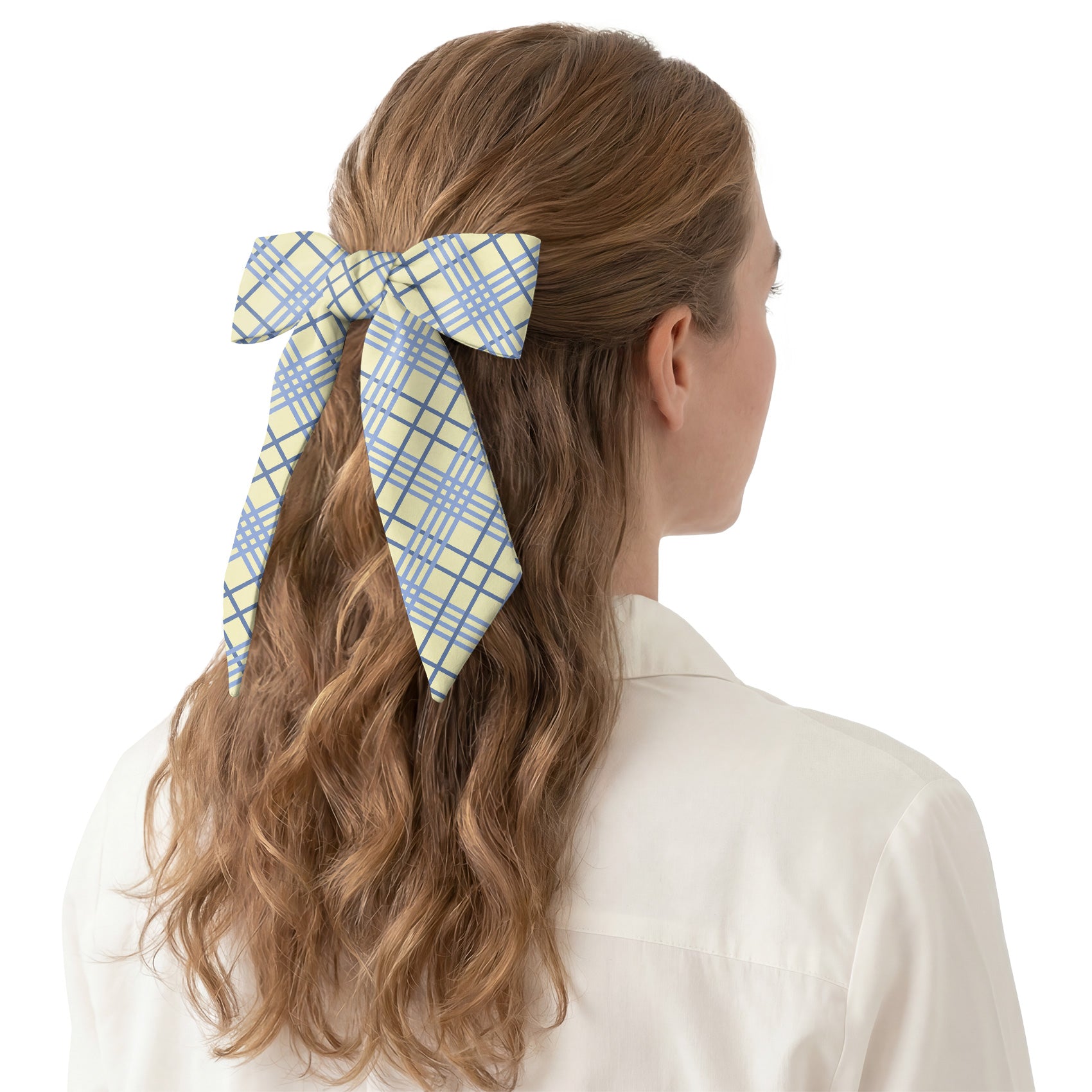 Manhattan Plaid Hair Scarf - Hair Scarf - Knotty Tie Co.