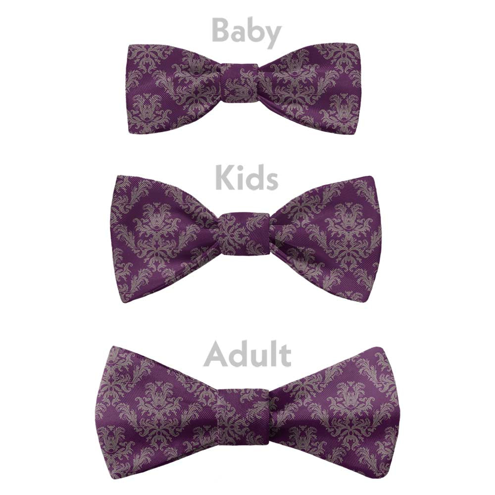 Mansfield Bow Tie - Bow Sizes - Knotty Tie Co.