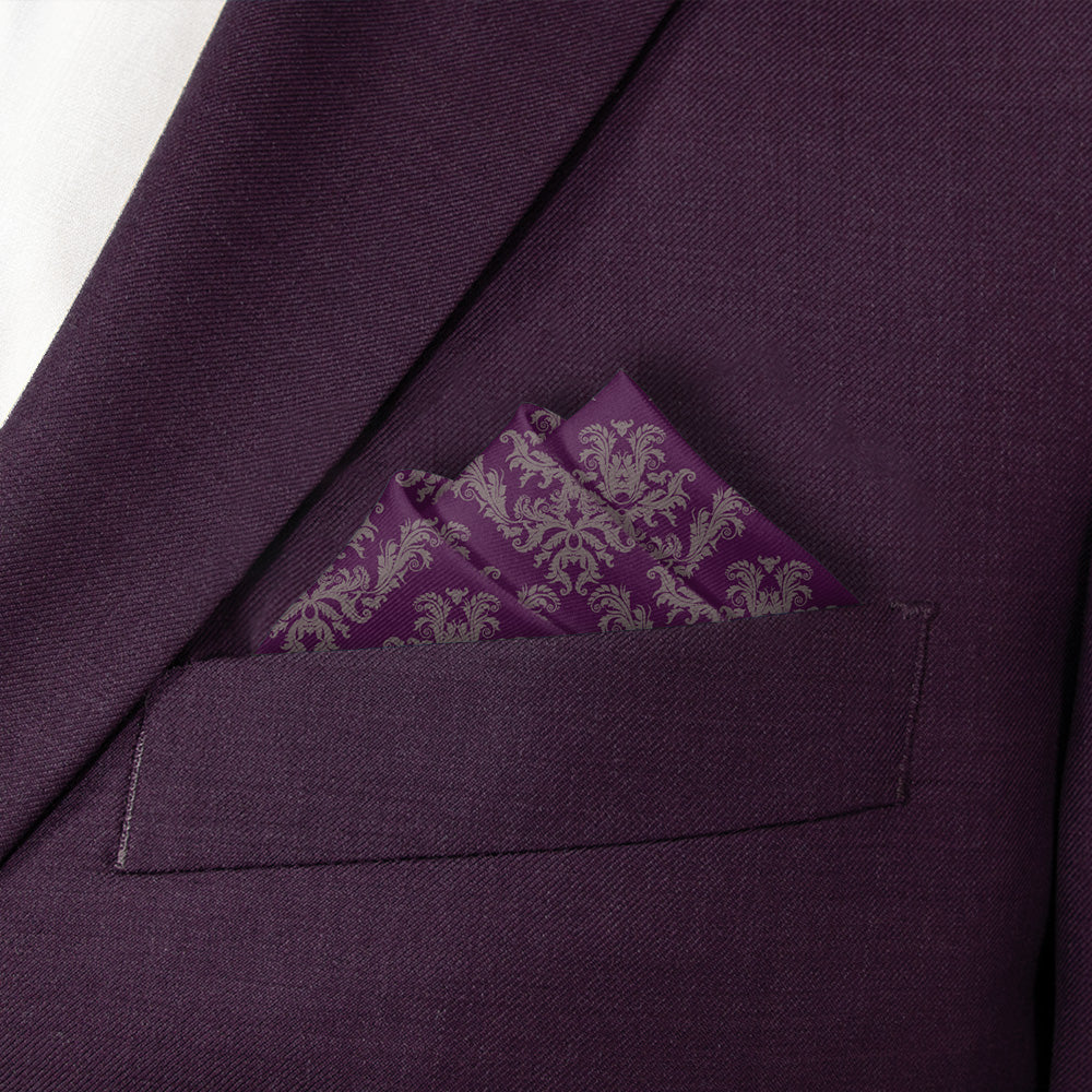 Mansfield Pocket Square - Stairs Fold - Knotty Tie Co.