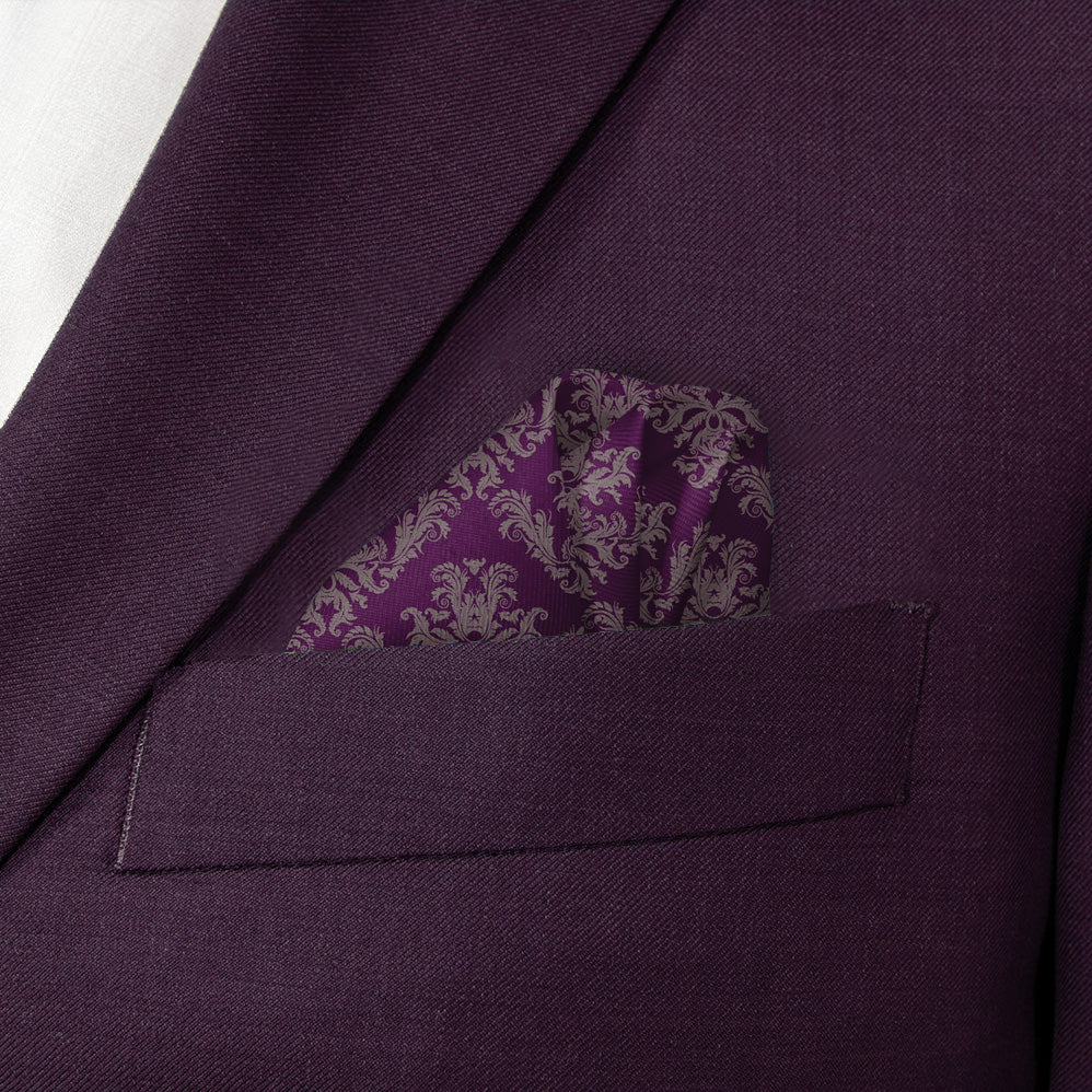 Mansfield Pocket Square - Wave Fold - Knotty Tie Co.