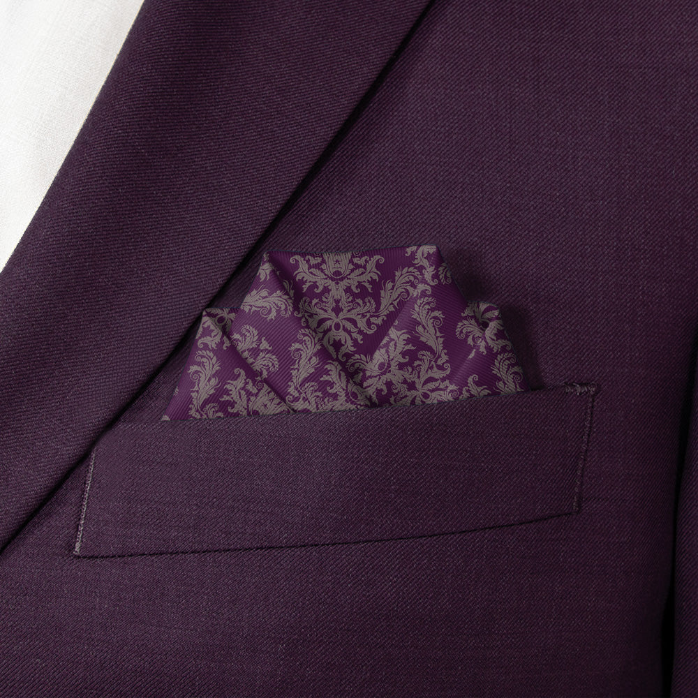 Mansfield Pocket Square - Scalloped Fold - Knotty Tie Co.