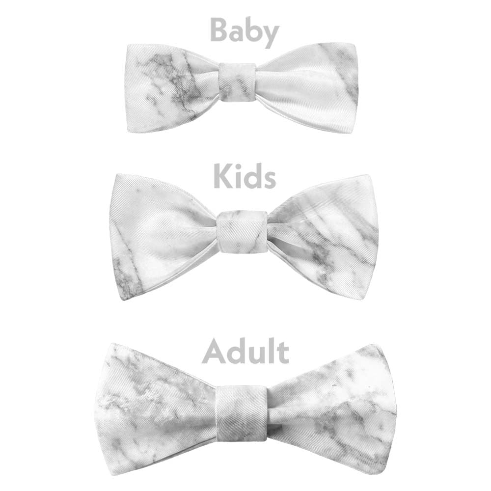 Marble Bow Tie - Bow Sizes - Knotty Tie Co.
