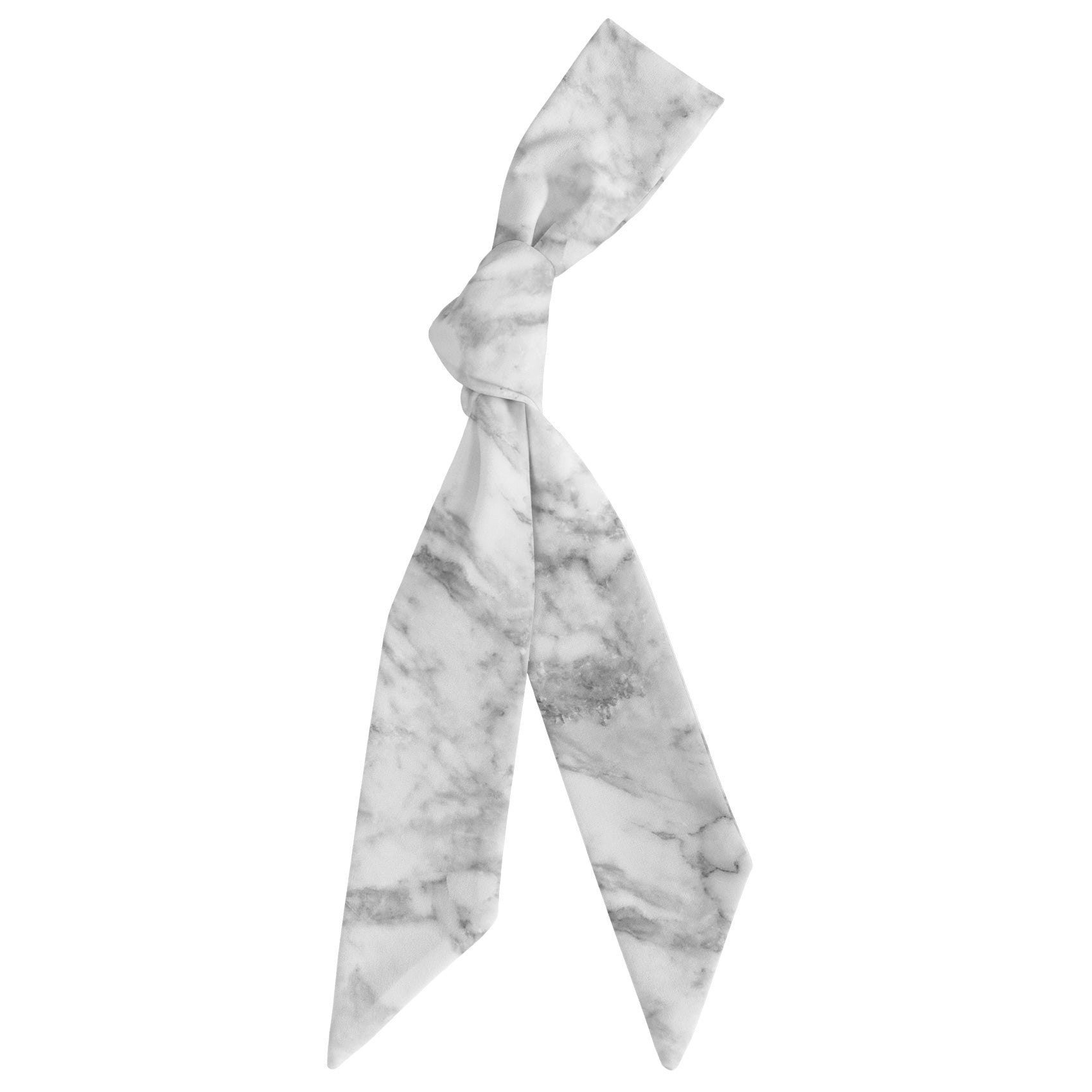 Marble Hair Scarf - Scarf Tied Into Knot - Knotty Tie Co.