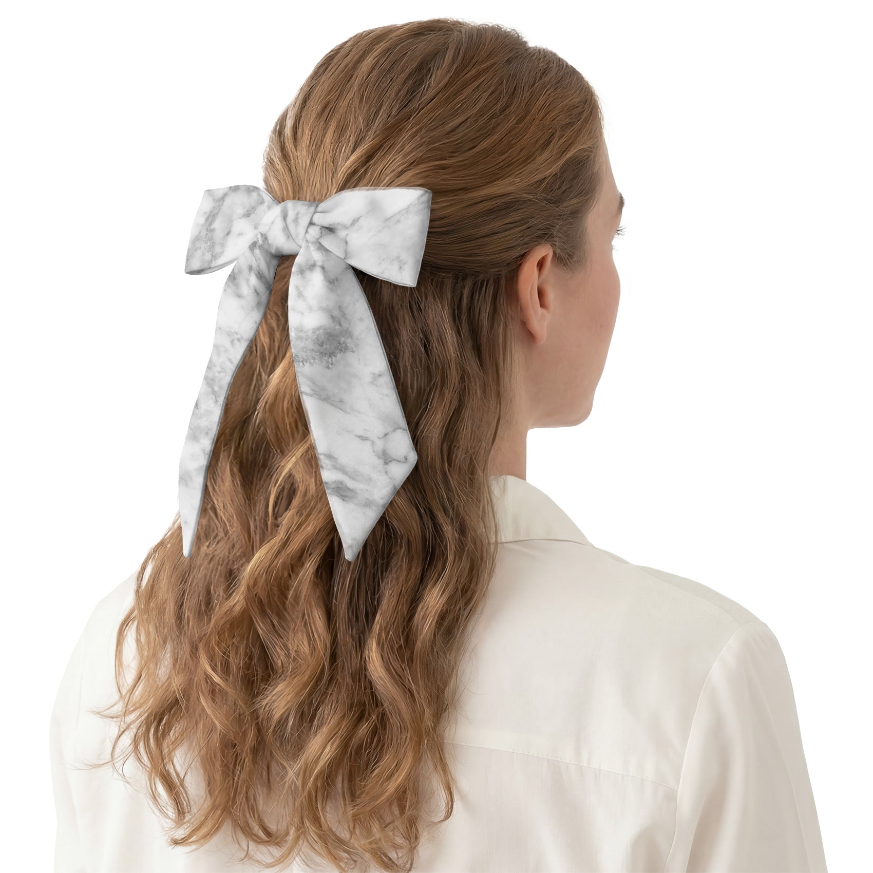 Marble Hair Scarf - Hair Scarf - Knotty Tie Co.