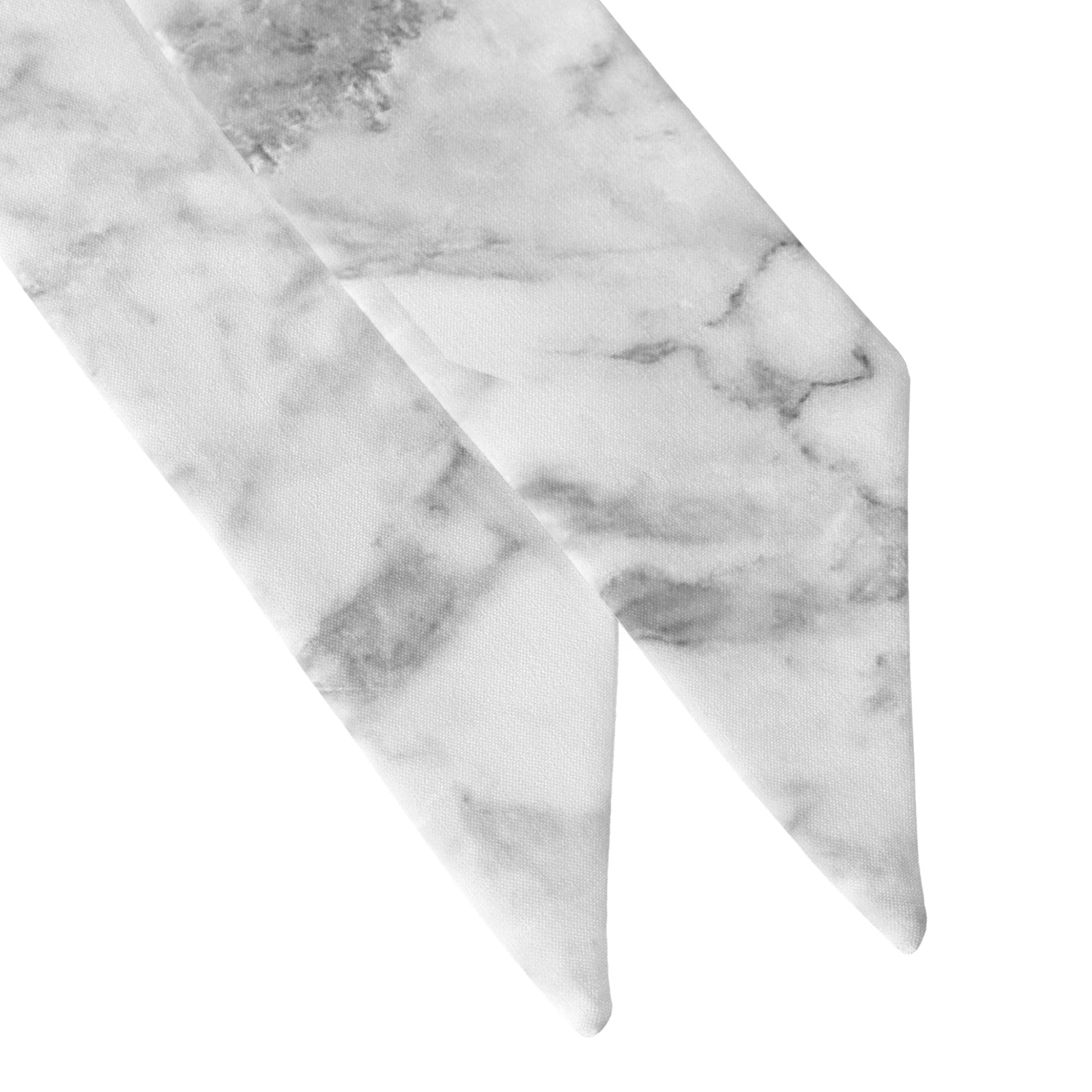 Marble Hair Scarf - Scarf Tapered Ends - Knotty Tie Co.