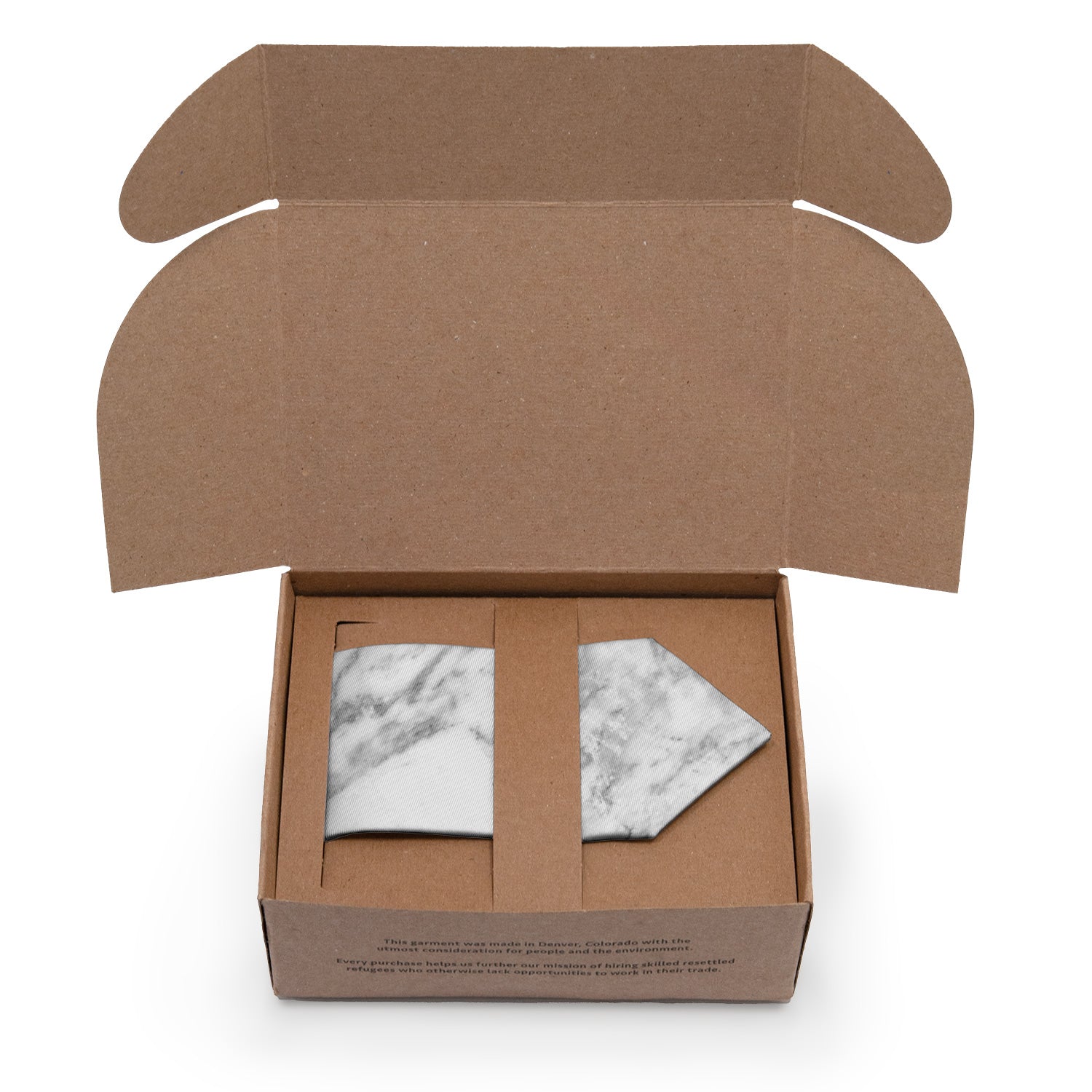 Marble Necktie - Packaging - Knotty Tie Co.