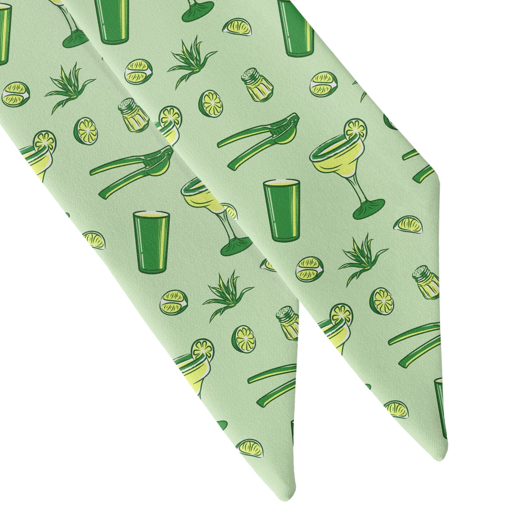 Margarita Hair Scarf - Scarf Tapered Ends - Knotty Tie Co.