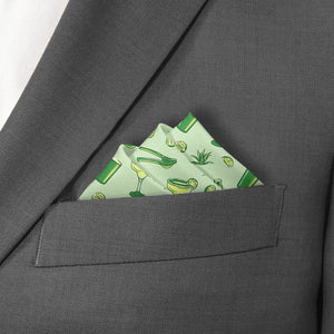 Margarita Pocket Square - Stairs Fold - Knotty Tie Co.