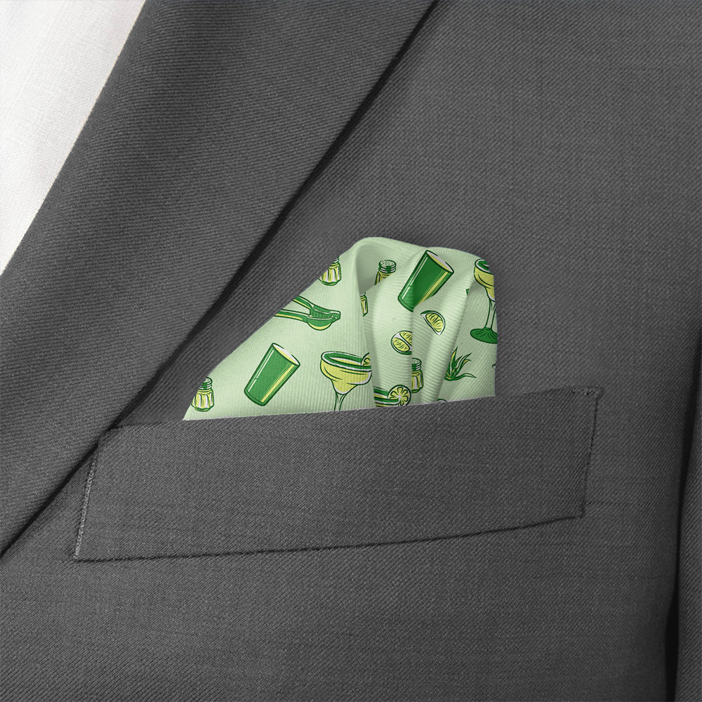 Margarita Pocket Square - Wave Fold - Knotty Tie Co.