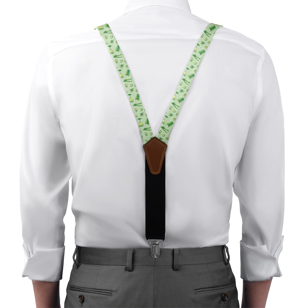 Margarita Suspenders - On Model Front View - Knotty Tie Co.