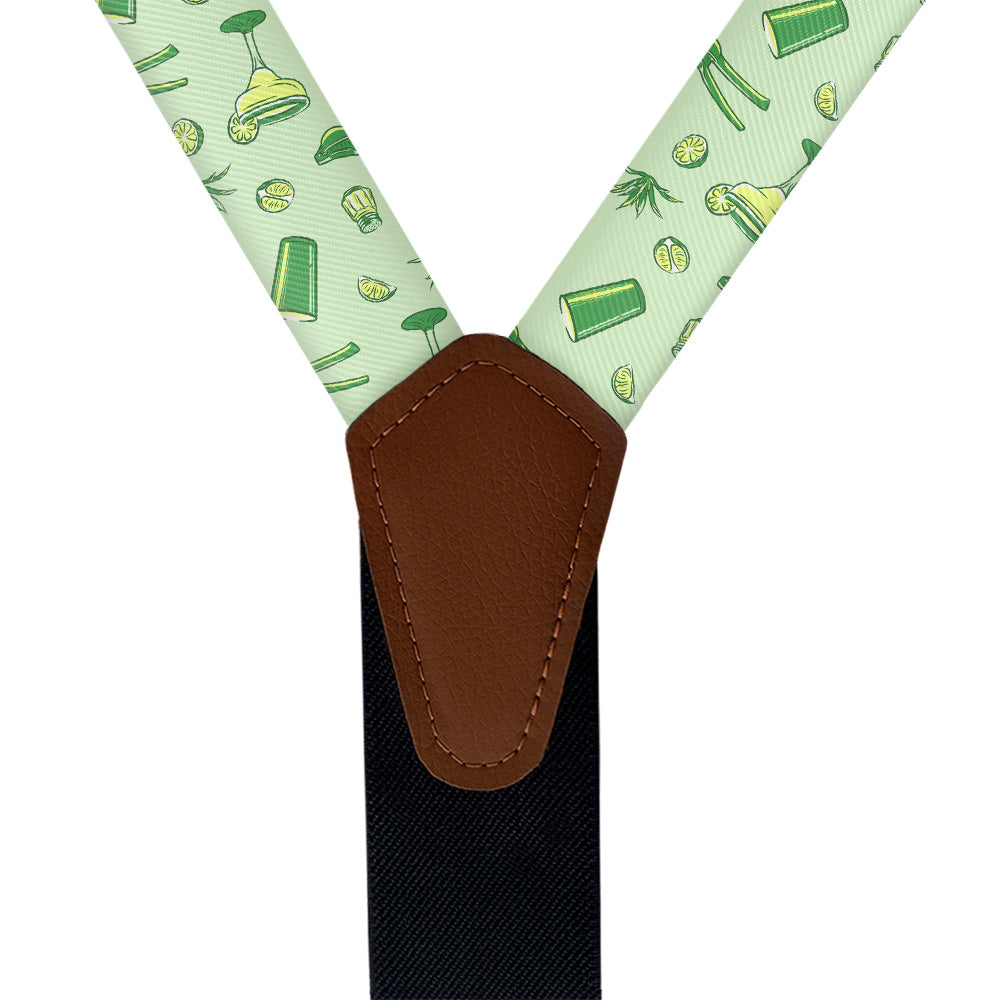Margarita Suspenders - Vegan Leather Y-Back - Knotty Tie Co.