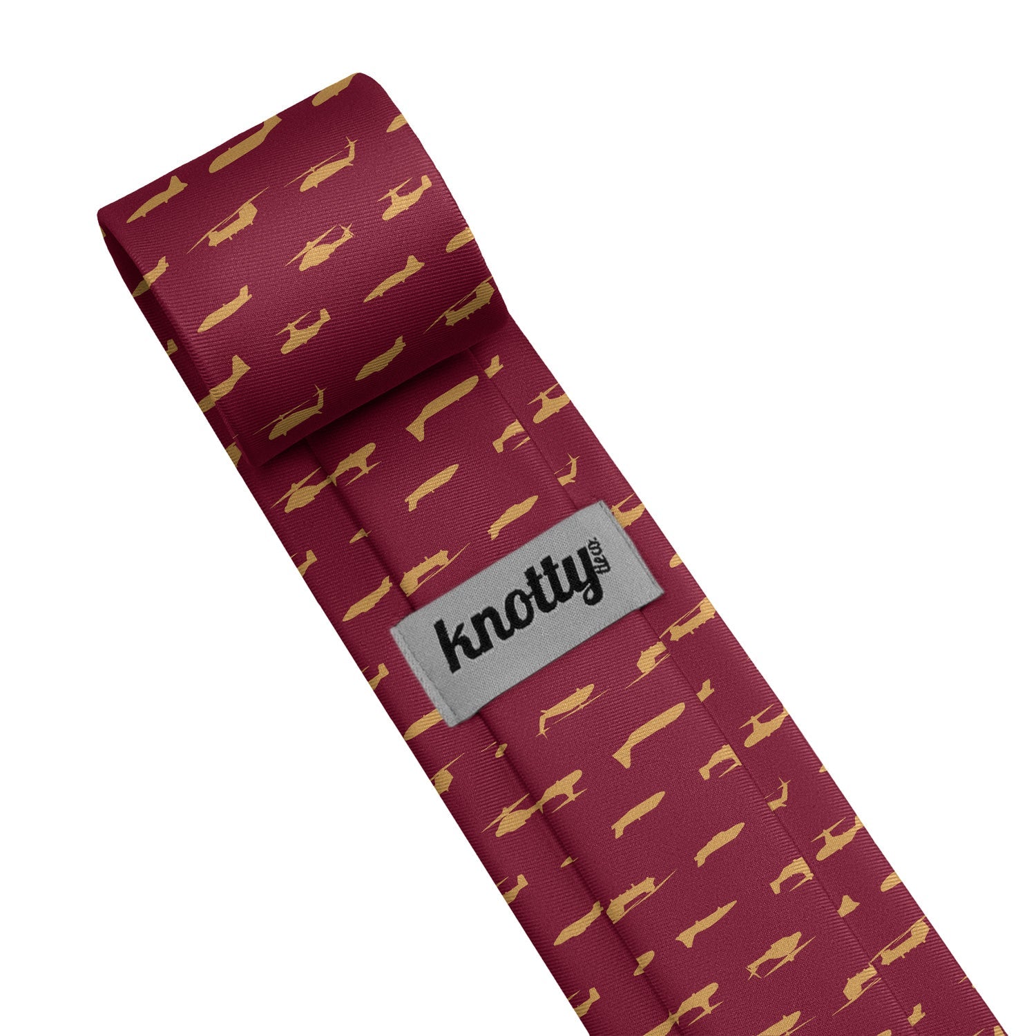 Marine Aircrafts Necktie - Tag - Knotty Tie Co.