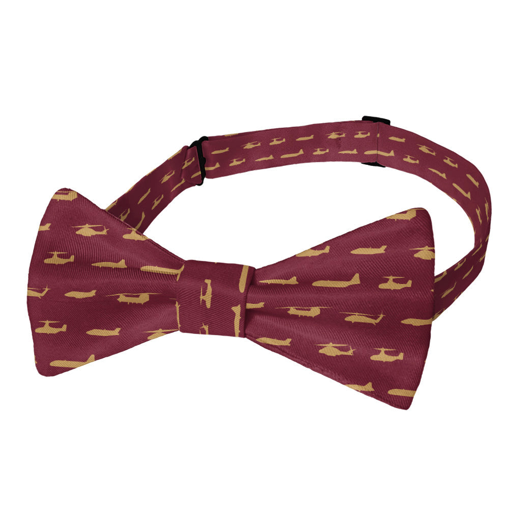 Marine Aircrafts Bow Tie - Adult Pre-Tied 12-22" -  - Knotty Tie Co.