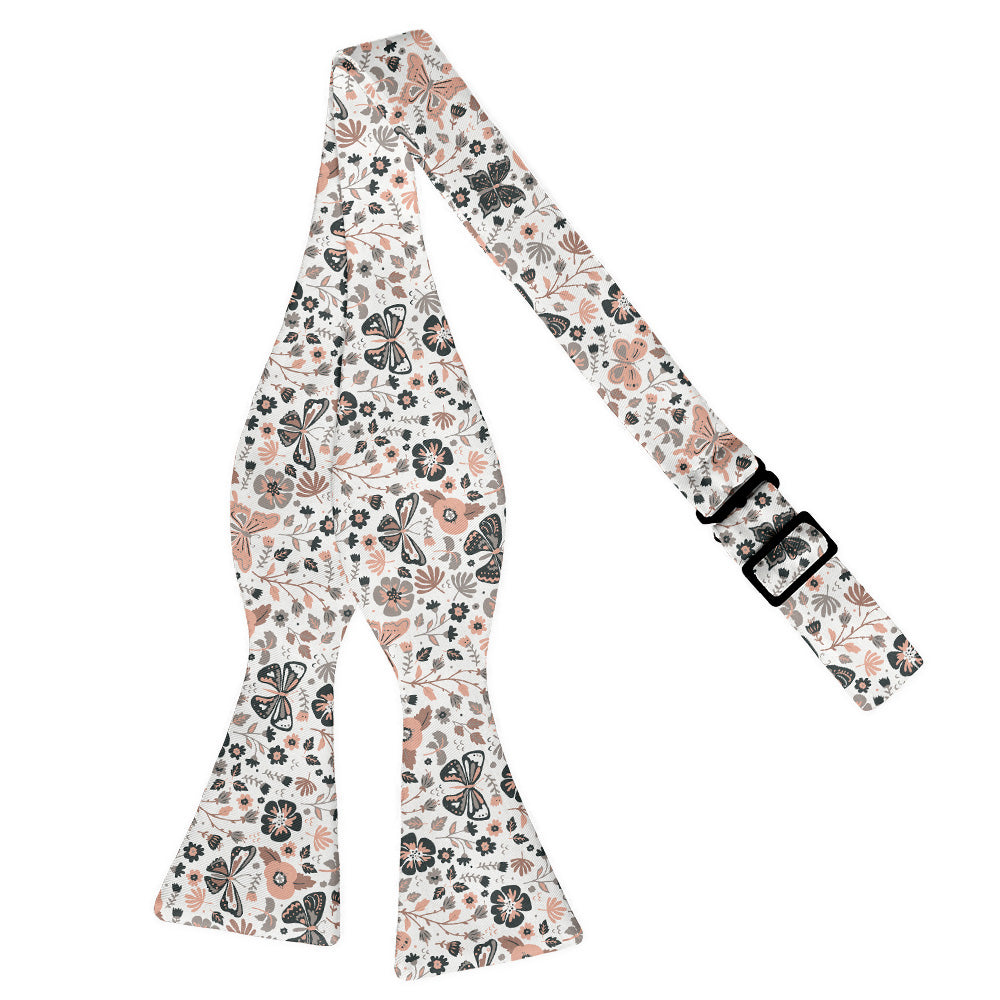 Mariposa Floral Bow Tie - Self Tie Flat - Knotty Tie Co.