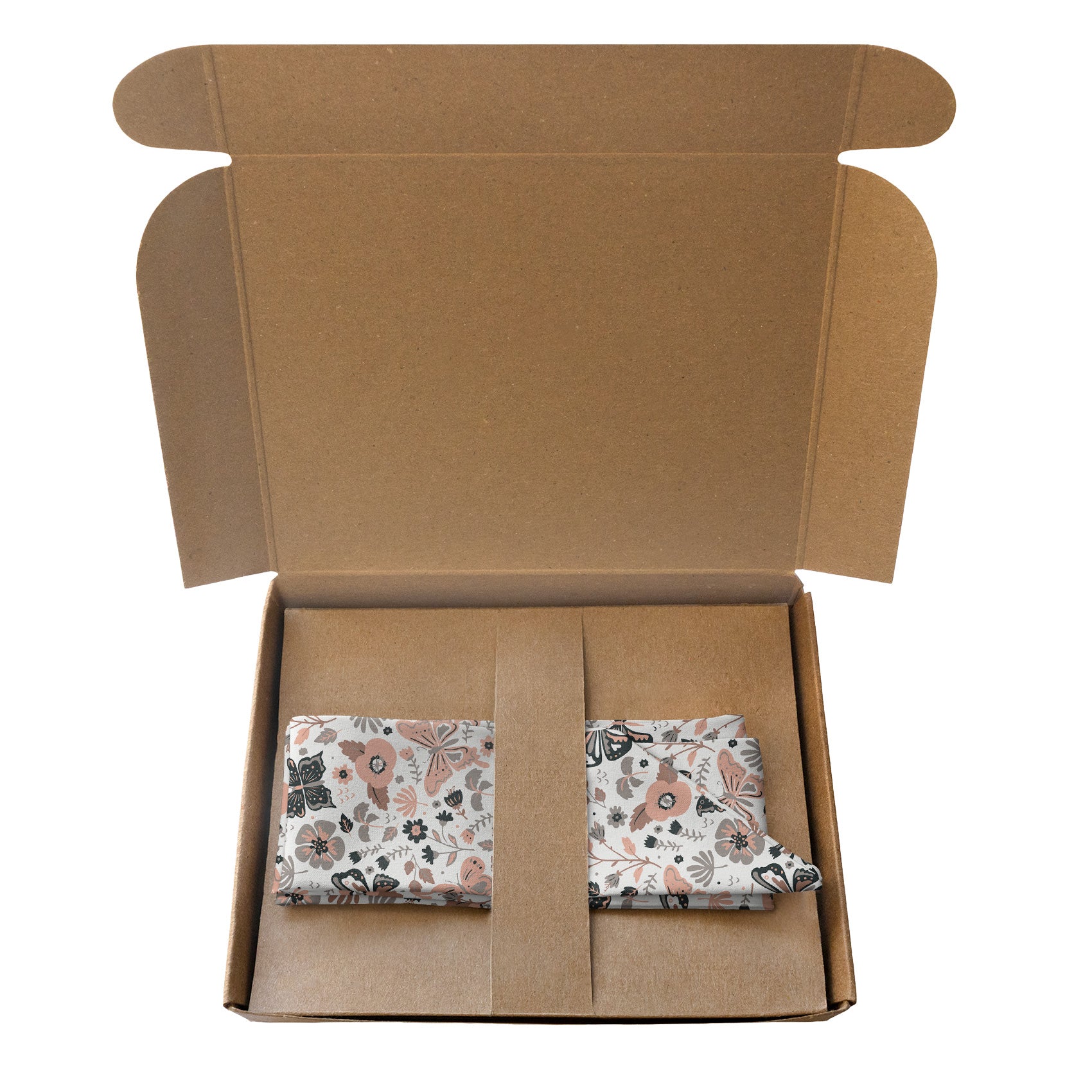 Mariposa Floral Hair Scarf - Packaging - Knotty Tie Co.