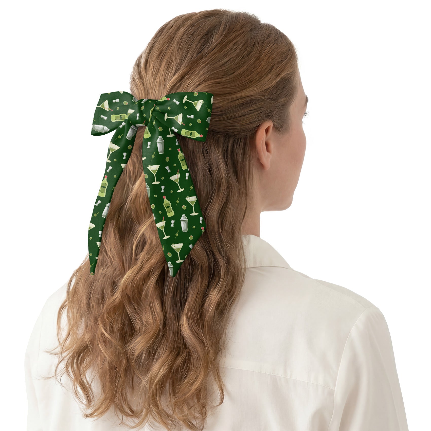Martini Hair Scarf - Hair Scarf - Knotty Tie Co.