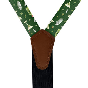 Martini Suspenders - Vegan Leather Y-Back - Knotty Tie Co.