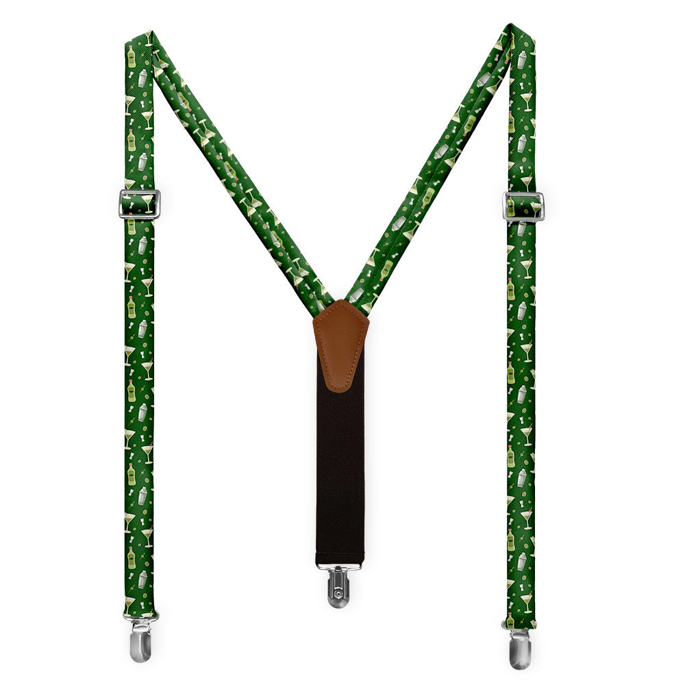 Martini Suspenders - Full Front View - Knotty Tie Co.