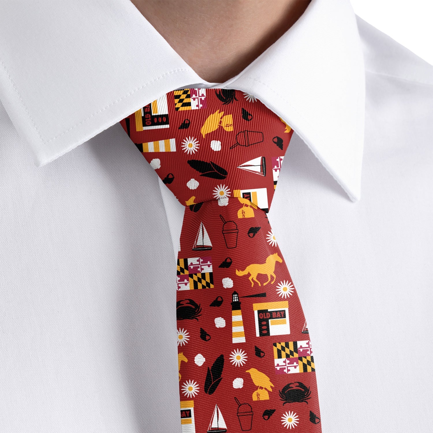 Maryland State Heritage Necktie - Dress Shirt - Knotty Tie Co.