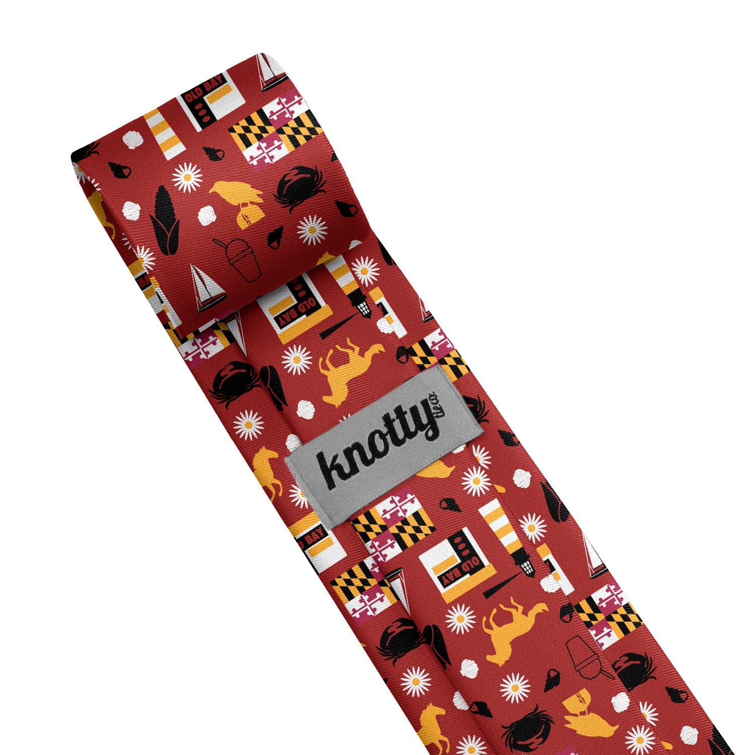 Maryland State Heritage Necktie - Tag - Knotty Tie Co.