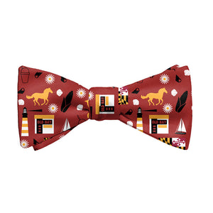 Maryland State Heritage Bow Tie - Adult Standard Self-Tie 14-18" -  - Knotty Tie Co.