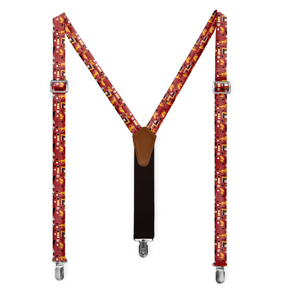Maryland State Heritage Suspenders - Full Front View - Knotty Tie Co.